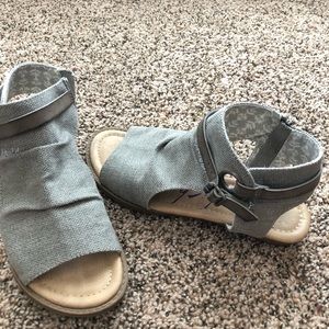 Blowfish Olive Green Sandals. Worn once.